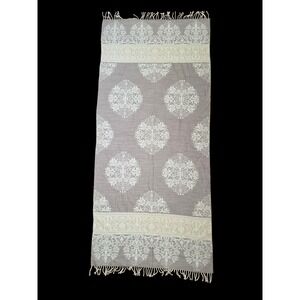 Cecchi e Cecchi Italy Wool 
2 sided Baroque Pastel Luxury Throw Shawl Scarf